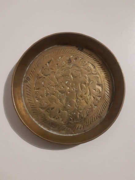 Photo of free Gold Coloured Coaster Metal 7.5cm (Orgreave S13) #1