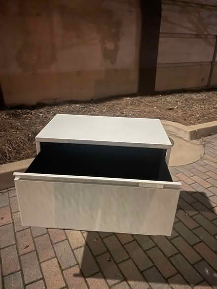 Photo of free 36” white filing cabinet (Sunnyvale - San Andreas Ct) #2