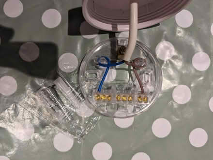 Photo of free Ceiling light rose - standard (Harmans Water RG12) #2