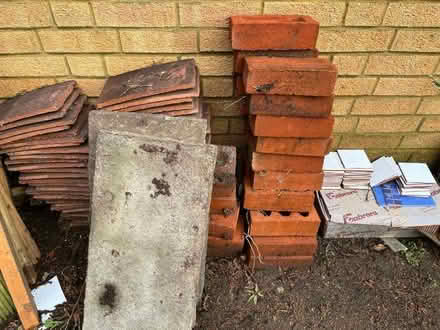 Photo of free Tiles, slabs and bricks (Hinchley Wood KT10) #3