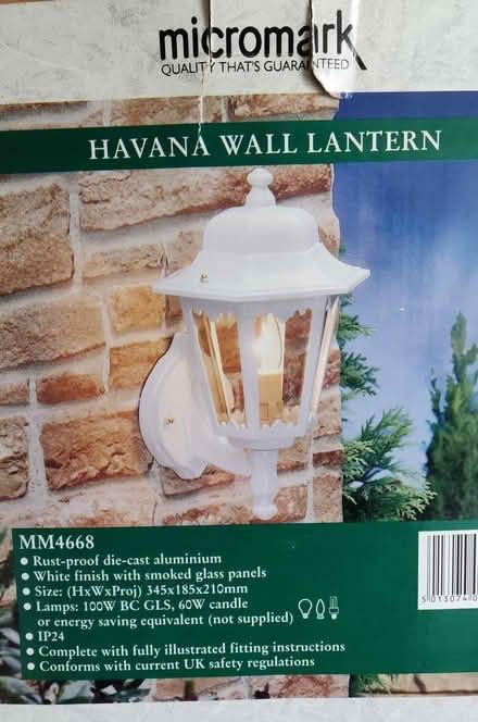 Photo of free Exterior lantern (Snettisham PE31) #1