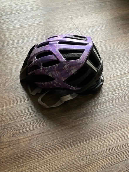 Photo of free Purple bike helmet (Bournehall, Bushey, WD23 3) #1