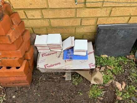 Photo of free Tiles, slabs and bricks (Hinchley Wood KT10) #1