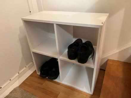 Photo of free 2x2 cube shelf white Laura James (Duffel House, Vauxhall) #2