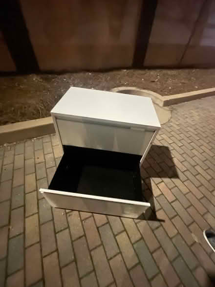 Photo of free 36” white filing cabinet (Sunnyvale - San Andreas Ct) #3