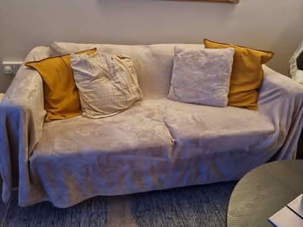 Photo of free 2 seater sofa (165cm length) (Fulham Palace Rd W6) #1
