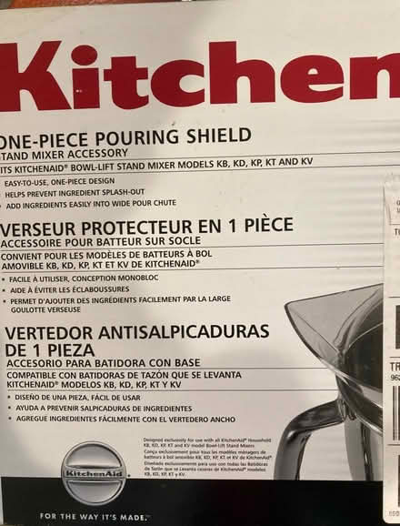 Photo of free Mixer Pouring Shield — KitchenAid (Moss Beach) #1