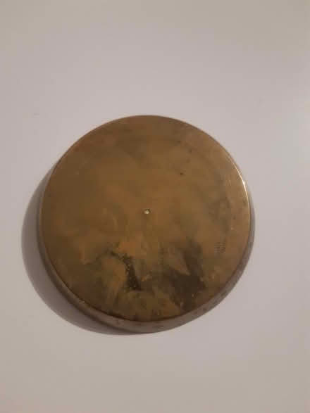 Photo of free Gold Coloured Coaster Metal 7.5cm (Orgreave S13) #4
