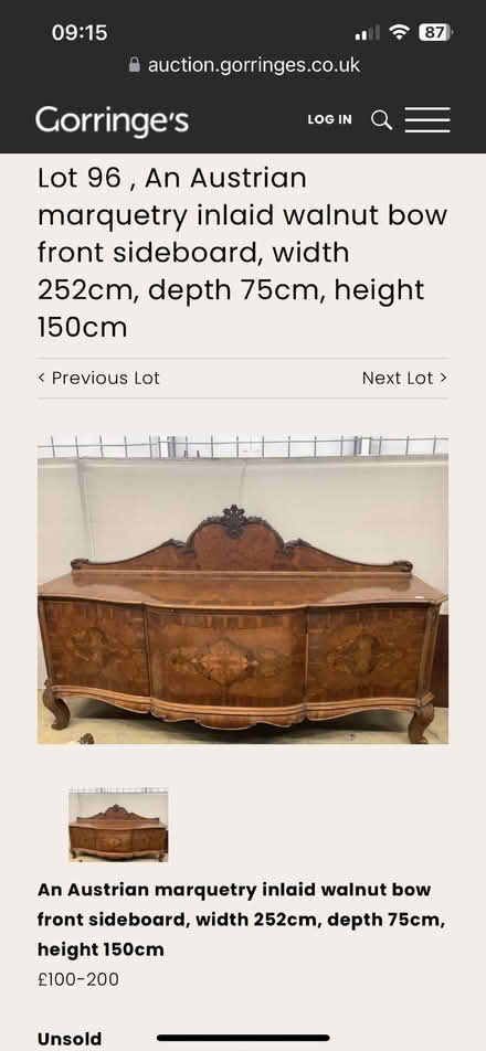 Photo of free Sideboard very large (Sheffield Park TN22) #1