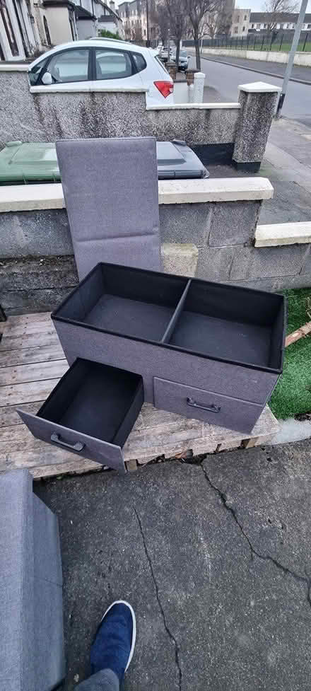 Photo of free 2 Hard fabric Ottomans (Crumlin) #3