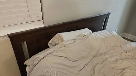 Photo of free Queen Mattress & Bedframe (Newhall) #2