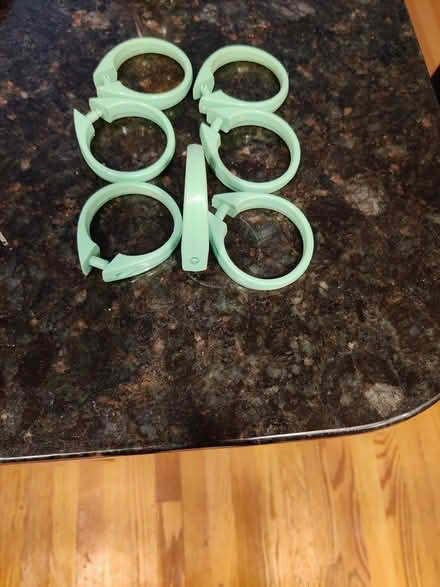 Photo of free Shower curtain rings (Acton) #1