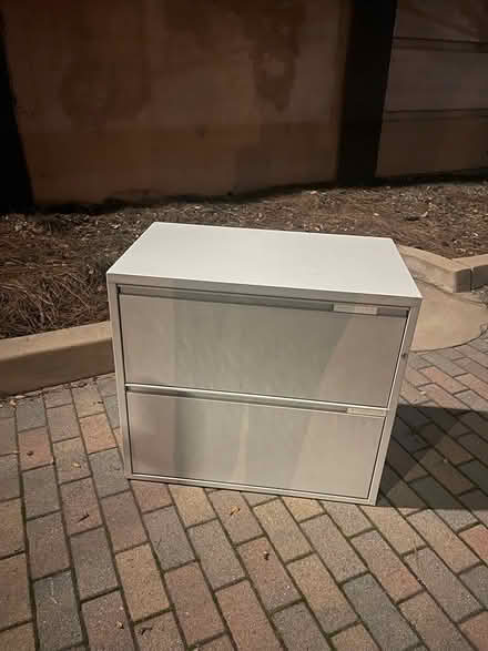 Photo of free 36” white filing cabinet (Sunnyvale - San Andreas Ct) #1
