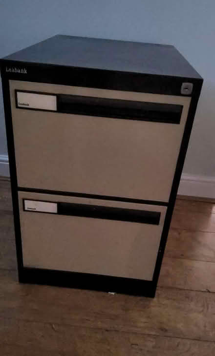 Photo of free Two Drawer Filing Cabinet (Ryeish Green RG7) #1