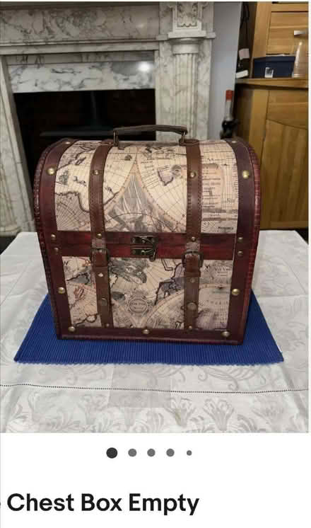 Photo of old treasure chest wine box (Park Road EH22) #1