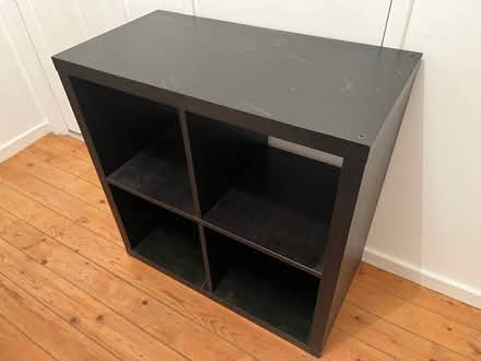 Photo of free Kallax 2x2 black shelves (Duffel House, Vauxhall) #2