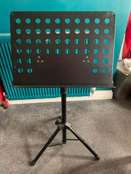 Photo of free Stagg music stand (height adjustment broken) (St Annes BS4) #1