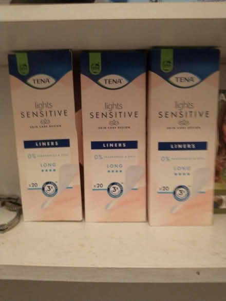 Photo of free Box of 20 long Tena light sensitive liners (Wolverton MK12) #1