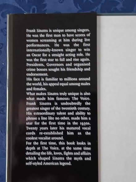 Photo of free 2 Frank Sinatra books (Bagshot GU19) #4