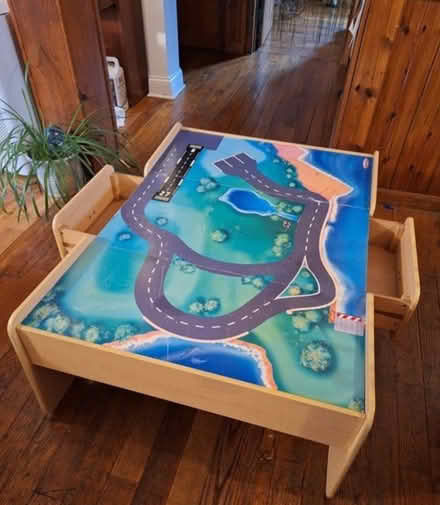 Photo of Children's play train table (Mt. Prospect) #1