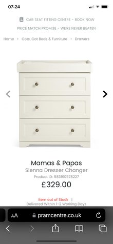 Photo of free M&P’s cotbed & chest of drawers (N11 nr new Southgate stn) #2