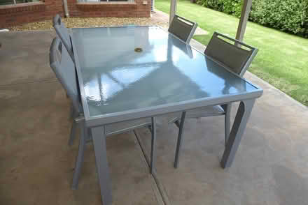 Photo of free Large Glass Outdoor Table (Hoppers Crossing) #1