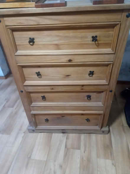 Photo of free Mexican pine chest of drawers (BT16) #1