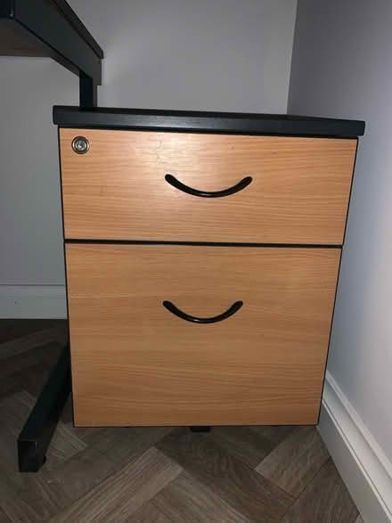 Photo of free Desk and Two File Cabinets (Ledsham) #4