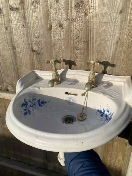Photo of free Charlotte sink with taps and waste. (Southsea PO5) #1
