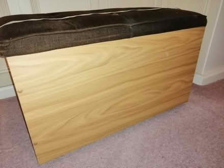 Photo of free Storage box on wheels with hinged cushion top (Stroud GL5) #3