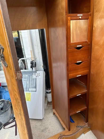 Photo of free Retro walnut front wardrobe (Reading University RG6) #3