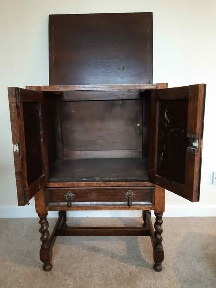 Photo of free Wooden cabinet (SK22 Hayfield) #2