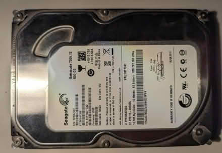 Photo of free 500GB SATA hard disk (Kennington OX1) #2