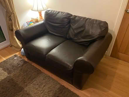 Photo of free Leather sofa (SK23 Chapel) #1