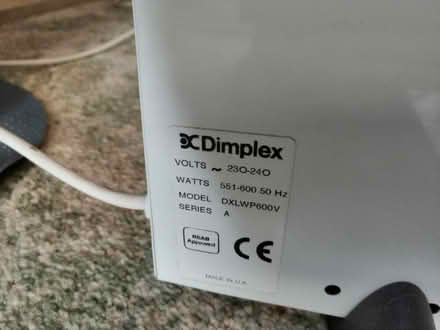 Photo of free Dimplex Space Heater 29inches by 22 inches (Stroud GL5) #1