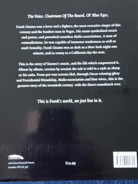 Photo of free 2 Frank Sinatra books (Bagshot GU19) #3