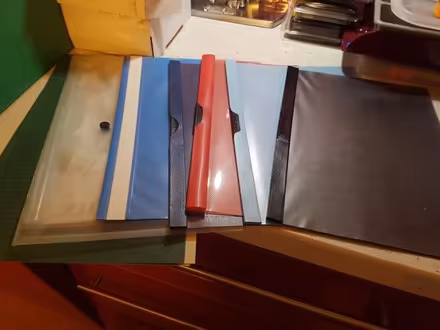 Photo of free 3 box files and various document folders (Deaconsbank G46) #2