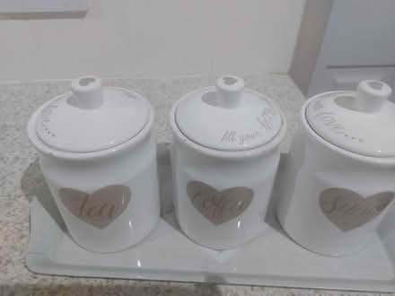 Photo of free Tea, coffee sugar containers (Huyton L36) #2