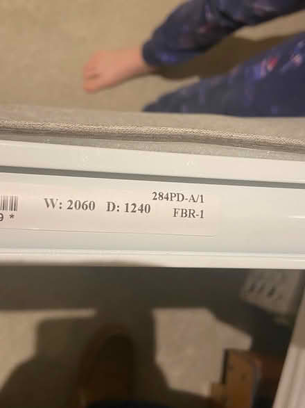 Photo of free 2x Roman blinds (Withyham TN7) #4