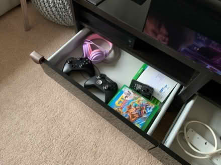 Photo of free Ikea Besta TV Unit, 3 drawer, black (Bracknell, RG12) #2