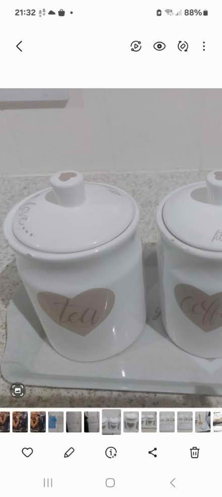 Photo of free Tea, coffee sugar containers (Huyton L36) #1