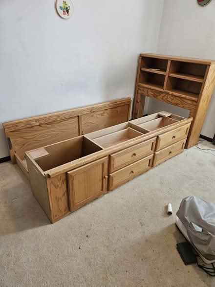 Photo of free Bed with drawers (Hanover park illinois 60133) #2