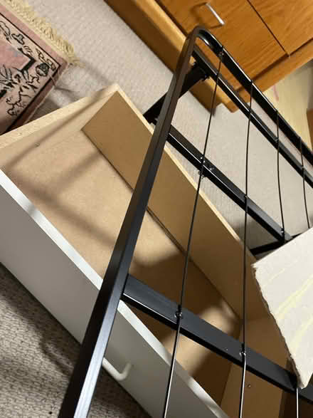 Photo of free queen bed frame, storage drawers (Wallingford) #1