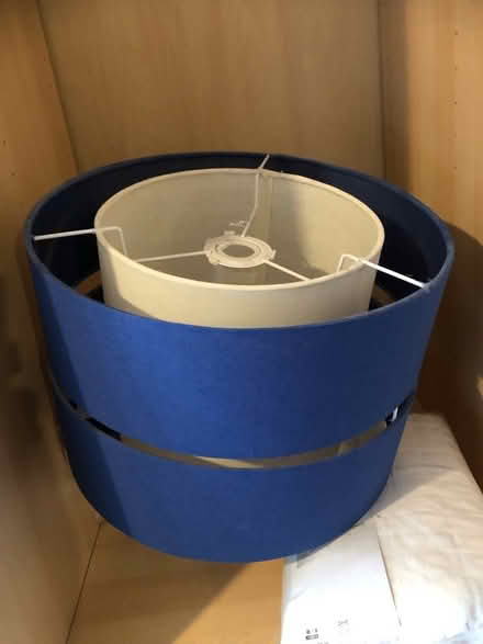 Photo of free Blue ceiling light shade (Kendal) #2