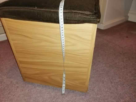 Photo of free Storage box on wheels with hinged cushion top (Stroud GL5) #4