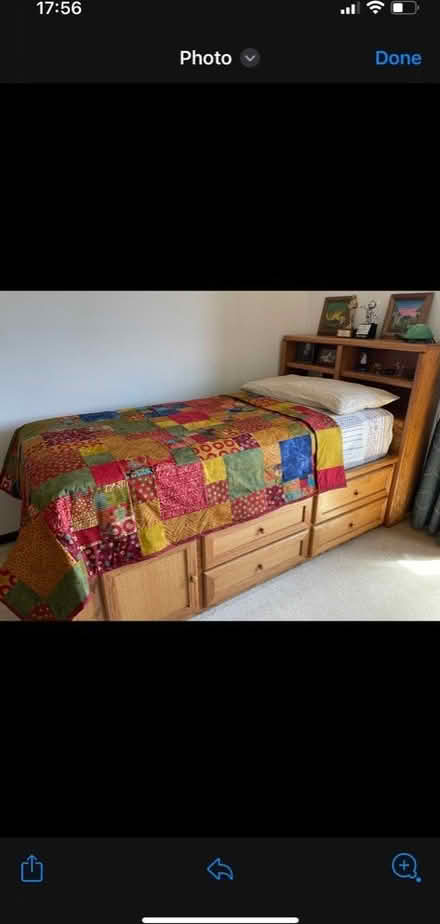 Photo of free Bed with drawers (Hanover park illinois 60133) #1