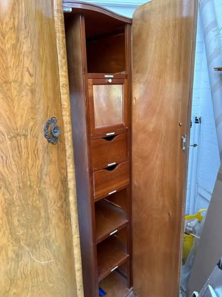 Photo of free Retro walnut front wardrobe (Reading University RG6) #2