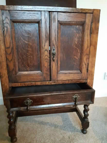 Photo of free Wooden cabinet (SK22 Hayfield) #4