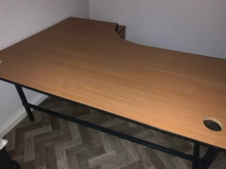 Photo of free Desk and Two File Cabinets (Ledsham) #2