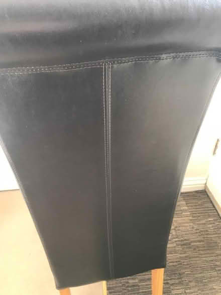 Photo of free 4 dark brown dining chairs (Denby DE5) #2
